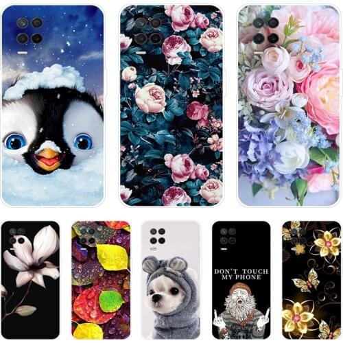 For Oppo Realme V13 8 Case Silicone Soft TPU Bumper RealmeV13 Realme8 5G Phone Cover Protect Shell Coque Back Cool Phone Cases