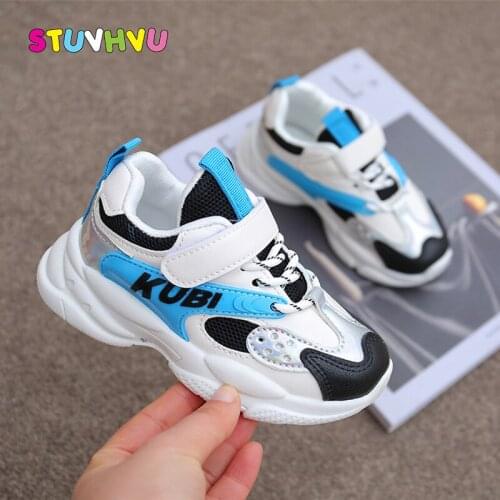 Leisure Childrens Sports Shoes for Girls and Boys Sneakers Spring and Autumn New School Running Shoes Leather Little Girl Shoes