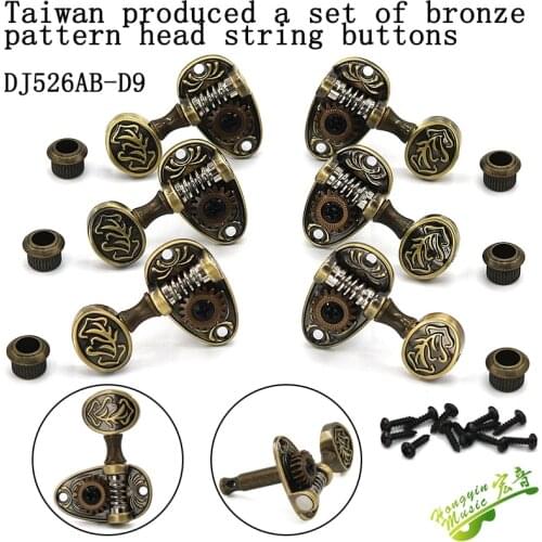 Taiwan bakelite guitar string button strings open bronze shaft string pattern must knob volume grover restoring ancient ways