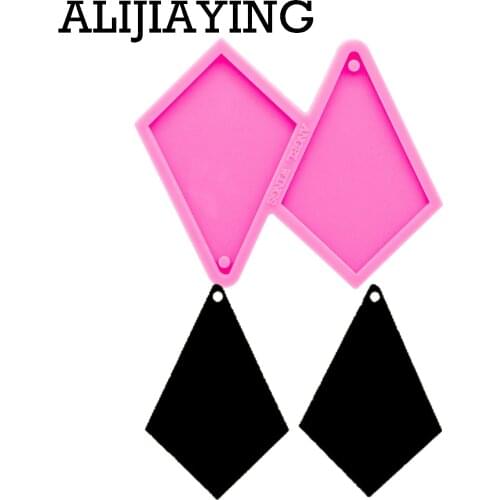 DY0314 Glitter New Kite shape earrings molds silicone mold resin epoxy resin moulds for jewelry