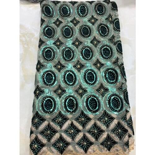 French Velvet Lace Fabric And Stone Nigeria Lace Fabric 2021 High-quality Lace African Lace Fabric Sewing H3943