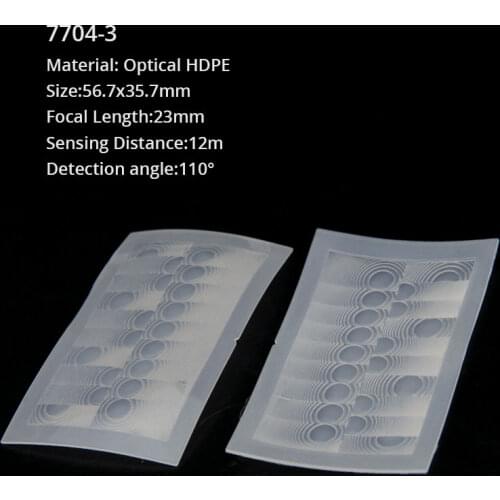 Optical PIR Human Body Infrared Induction Fresnel Lens Focal Length Far Sensing Distance 10PCS