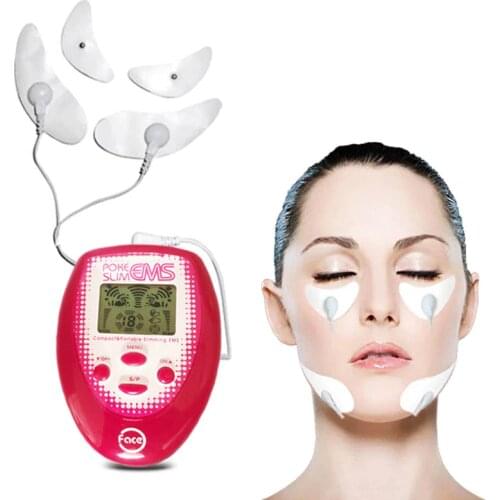 Slimming Tool EMS Tens Facial Lifting Jawline muscle Face Massager Electronic Pulse Body Jaw Massage Muscle Stimulator Device