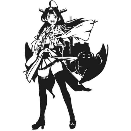 Kantai Collection Sticker Anime Cartoon Car Decal Sticker Vinyl Wall Stickers Decor Home Decoration