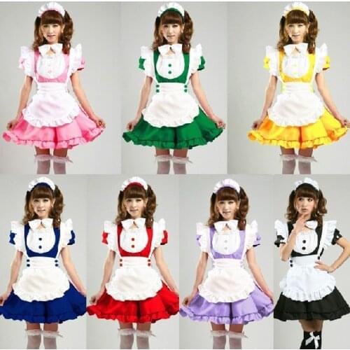 7 Types Inu X Boku SS Cosplay Costumes Girl Princess Female Maid Dress Lolita Japanese Girl Clothes Witch Cos for Halloween