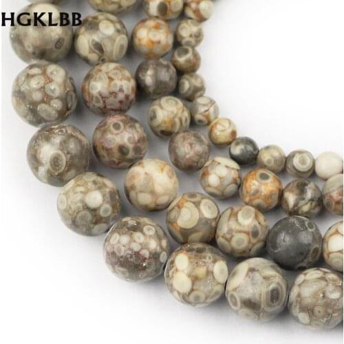 HGKLBB Natural Maifanite Stone Beads Round Spacer loose beads For Jewelry Making 4/6/8/10mm Diy Material Bracelet Accessories