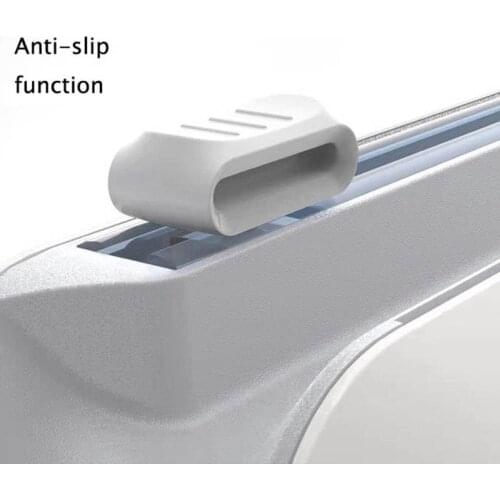 Kitchen Storage Food Wrap Dispenser Cutter Kitchen Tool Foil Cling Film Wrap Dispenser Plastic Sharp Cutter Storage Holder