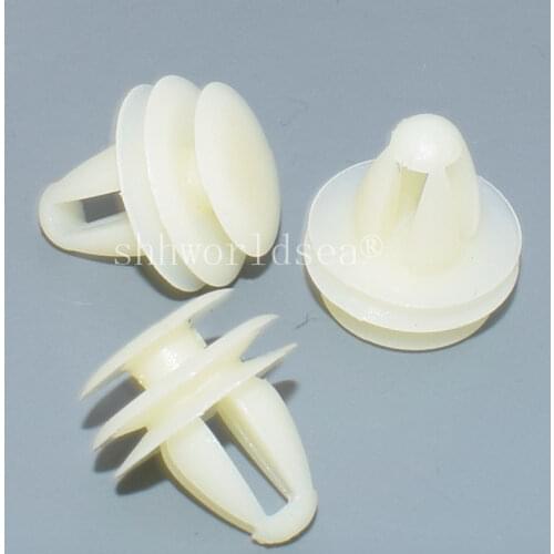 Shhworldsea 100PCS Door Trim Retainer Auto Fastener Car Plastic Clips Automotive Clips Plastic Clips Snap Plastic Fastner