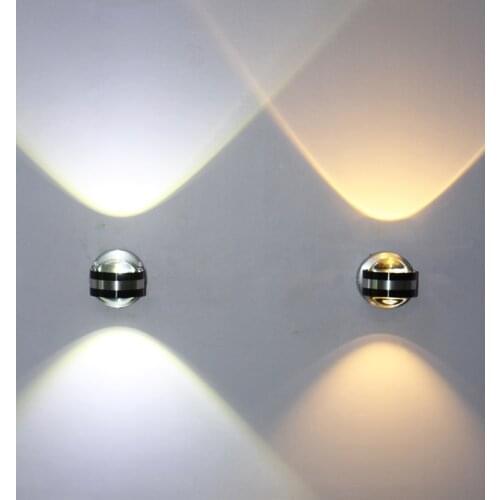 2W 6W LED Wall Light UP and Down Indoor Lighting Light Fixture Wall Lamp For Bedside Living Room Bedroom Aisle Wall Lamp