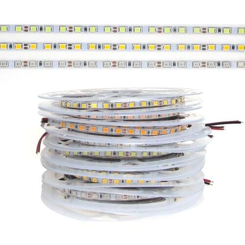 4mm Width LED Light Strip 12V PC SMD 2835 120led/m 5M Warm White 12V Led Strip Lights Tape Decoration For Room Wall Bedroom