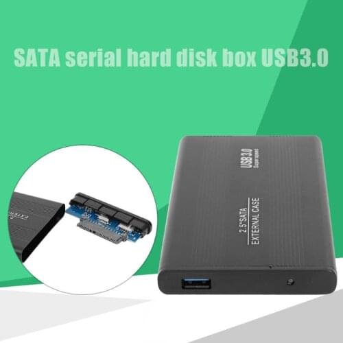 VKTECH 2.5 inch USB 3.0 to SATA External Portable 6-Gbps SSD Hard Drive Enclosure External Hard Drive Disk HDD Enclosure Caces