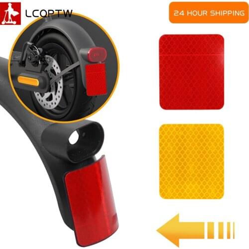 Scooter Rear Fender Reflective Warning Electric Scooter Mud Fender Guard Skateboard Fenders for Xiaomi M365 Pro 2 Accessories