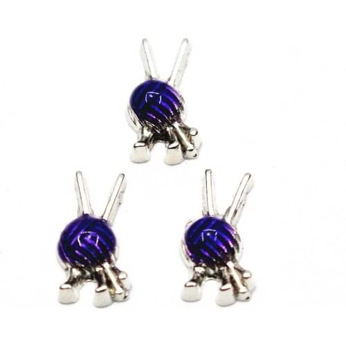 10pcs/lot Metal Enamel Ball Of Yarn Floating Charms For Living Glass Memory Floating Lockets Women Necklace DIY Jewelry