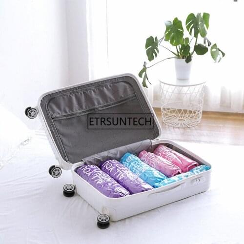100Set Vacuum Bag Clothes Storage Bags Travel Storage Pouch Waterproof Compression Organizer Save Space Bags Sets