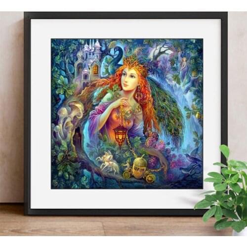 Diamond Painting Portrait Paint With Diamonds Beauty Diamond Embroidery Cross Stitch Picture Of Rhinestones Wall Stickers