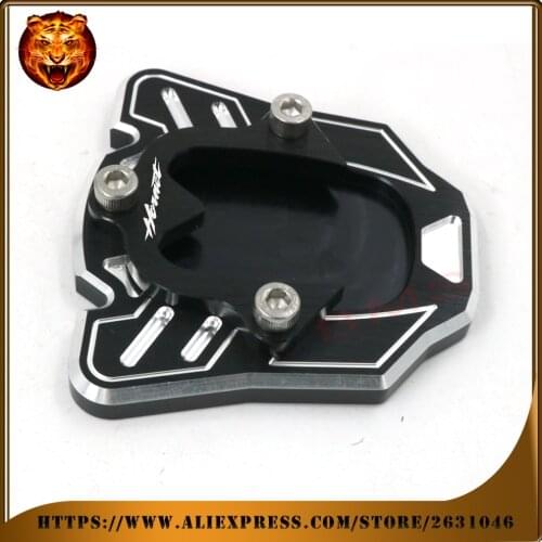 Motorcycle foot Side Kickstand pad Stand Extension Support Plate For HONDA CB600F CB600 Hornet 1998-2013 CB900F Hornet CB919