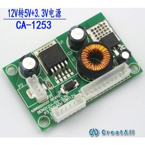 CA-1253 12V to 5V to 3.3V voltage conversion board BENQ 12V 5V 3.3V power supply board BenQ