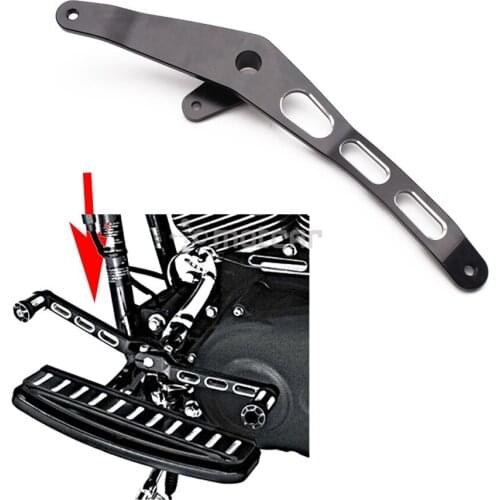 Black Aluminum Motorcycle Gear Shift Lever Softer Footrest For Harley Street 500/750 XG500/750 2015 2016 2017