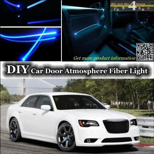 For Chrysler 300 300C For Lancia Thema interior Ambient Light Tuning Atmosphere Fiber Optic Band Lights Door Panel illumination