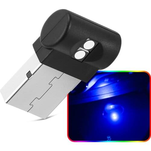 For Opel astra h j g insignia vectra c corsa d zafira b Mini cooper Land Rover 1PC Auto Car LED USB Atmosphere Light Lamp
