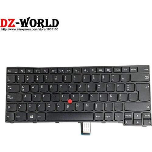 LAS ES Spanish Laptop Keyboard for Lenovo Thinkpad E450 E455 E450C E460 E465 Teclado 04X6144 04X6104 04X6184 SN20E66184