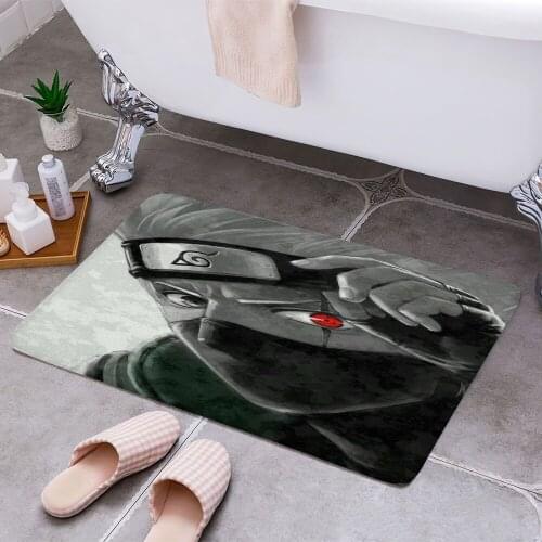 Hatake Kakashi 3D Print Doormats Rectangle Non-Slip DoorMat Bedroom Kitchen Entrance Print Door rugs Dropshipping