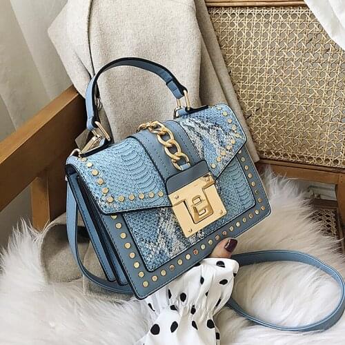 PU Leather Zip Lock Small Chains Flap Bags Design Handbags High Quality Ladies Shoulder Bag Women