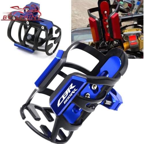 Motorcycle Water Cup Coffee Holder Universal Stand CBR600RR Logo For Honda CBR600 RR cbr600rr Drink Water Bottle Cup Holder