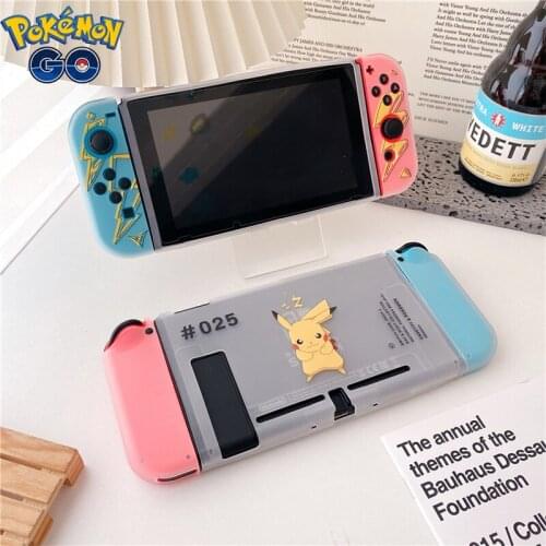 Pokemon Pikachu Anime Soft Grip Protection Cover for Nintend Switch Case Shell Console Controller Accessories Anti-Scratch Case