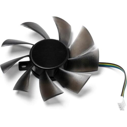 Graphics Card Cooling Fan Replacement T129215SH 4Pin Cooler Fan for GeForce GTX 1060 Mini 3GB ITX Repair Kit