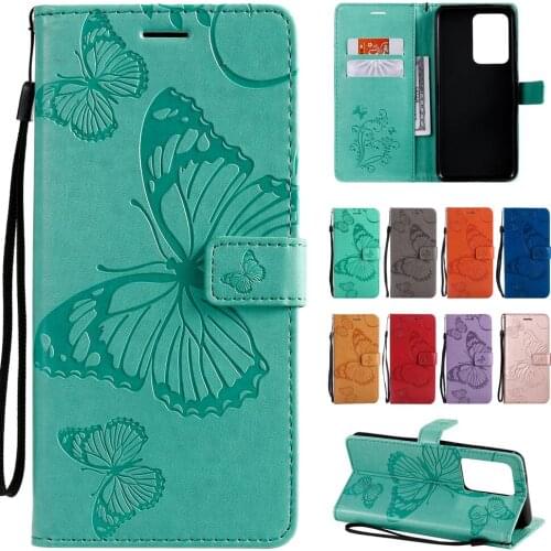 Sunjolly Phone Case for Samsung S11 Plus Flip Card Butterfly Wallet PU Leather Cases Cover coque for Samsung Galaxy S11 Plus