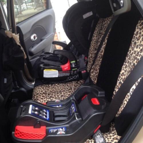 Universal Breathable Faux Leather Car Seat Cushion Non-Rolling Up Vehicle Car Comfortable Non-Slide Stitching Color Seat Cover