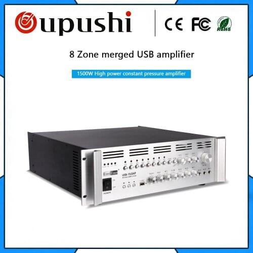 USB-15.0AP 1500w Professional amplifier and power amplifier with usb High power amplifier