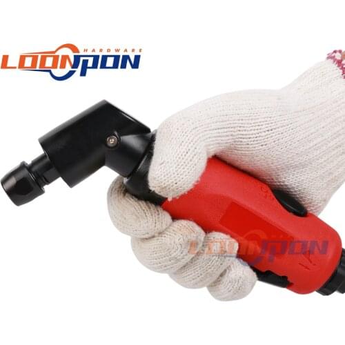 1/4" Pneumatic Air Angle Die Grinder 120 Degree Grinding Mill Engraving Tool Polishing Machine For Pneumatic Tools 25000RPM