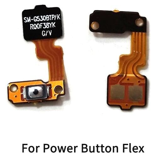 10PCS For Samsung Galaxy Grand Prime G530F / Duos TV G530BT Power Home Sensor Button Flex Cable Side Key Switch ON OFF Control