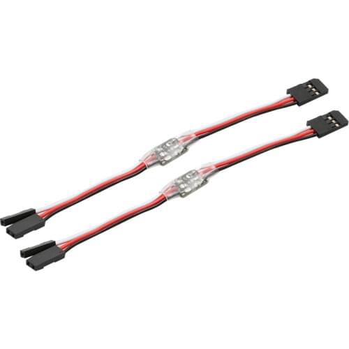 2pcs welded Naze32 Cleanflight SBus Signal Inverter connect cable for flight control and receiver