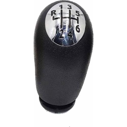 5/6 Speed chrome Car Gear Shift Knob Head Stick Gloss Matt Gear Shifter For RENAULT Laguna Megane 2 Clio 3 Scenic 2 KANGOO