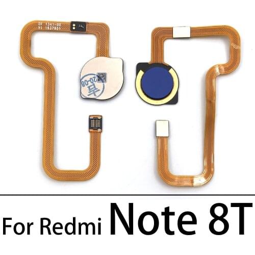 5Pcs/lot Fingerprint Home Button Connection Flex Cable Ribbon For Xiaomi Redmi Note 8T