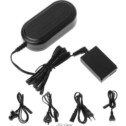 ACK-E12 AC Power Supply Charger Adapter+DR-E12 DC Coupler For Canon EOS M M2