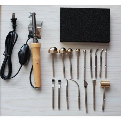 Fabric Flower Maker, 16 heads+Soldering iron with power control, fabric flower making tool set