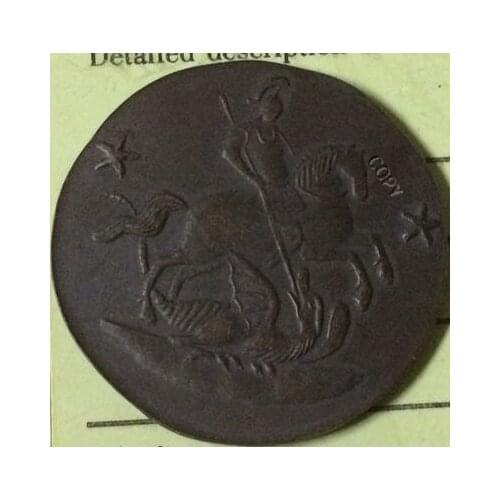FREE SHIPPING wholesale 1762 russian coins copy 100% coper manufacturing
