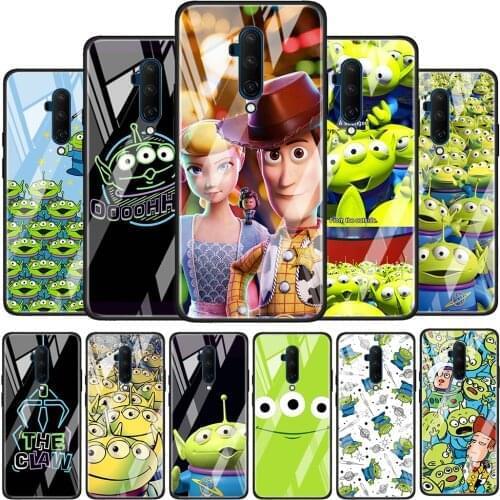 Disney Toy Story Aliens Tempered Glass Cover For OnePlus Z 7 8 9 7T 8T 9R Nord 5G Pro Silicone Phone Case Coque