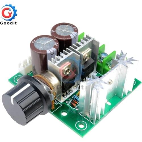 DC 12V 24V 30V 40V 13KHZ Auto PWM DC Motor Speed Regulator Governor Speed Controller Switch 10A 50V 1000uF 0.01-400W 12V-40V