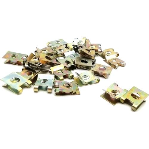 Nut Clips Car Fender Panel Fastener Metal 30pcs/lot