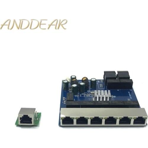 Industrial Ethernet Switch Module 5 Ports Unmanaged10/100/1000mbps PCBA board OEM Auto-sensing Ports PCBA board OEM Motherboard