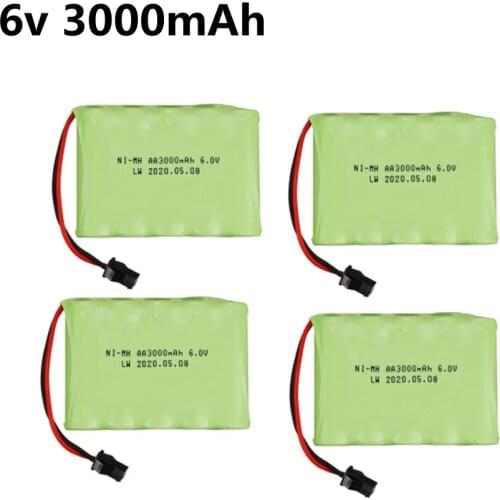 6V 3000mah AA NIMH Battery For Rc toy Car Boat tank Robot Truck Gun parts Electric toy security facilities