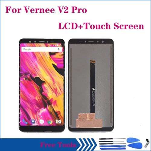 Original display For Vernee V2 PRO LCD display Touch screen digitizer assembly For Vernee V2 pro mobile screen repair kit