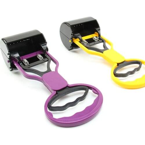Portable Pet Dog Cat Pooper Long Handle Jaw Poop Scoop Cleaner Pick Up Animal Waste For Dog Supplies Outdoor Cleaning Tool