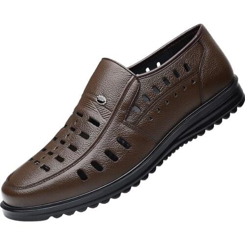 Мужские кожаные сандали Pyrozhenko China At AliExpress