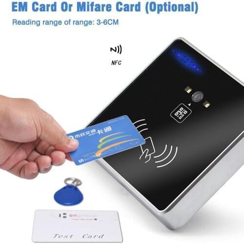 125kHz and 13.56MHz IC Smart Card RFID Reader Wiegand26/34 Qr Code Access Control